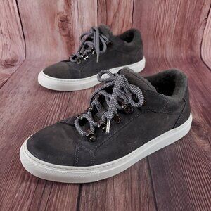 M. Gemi Gray Sneakers with White Soles